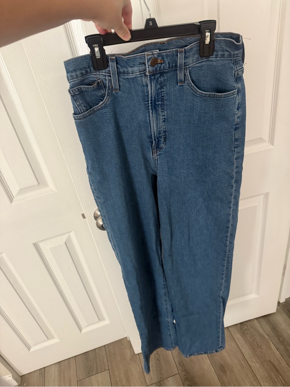 Madewell Classic High-Waist Straight Leg Jeans - Blue